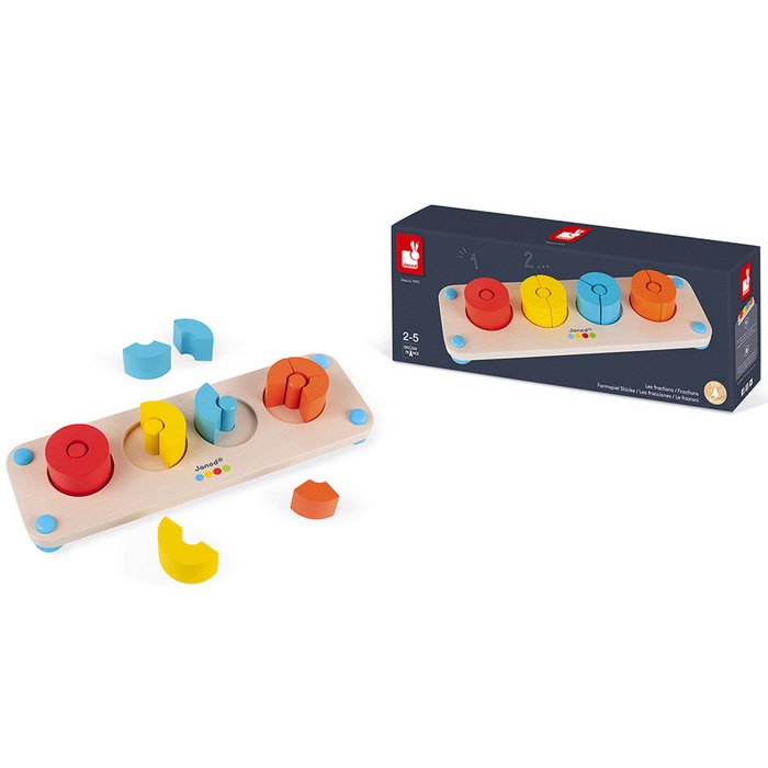 Janod Zlomky na doske - séria Montessori