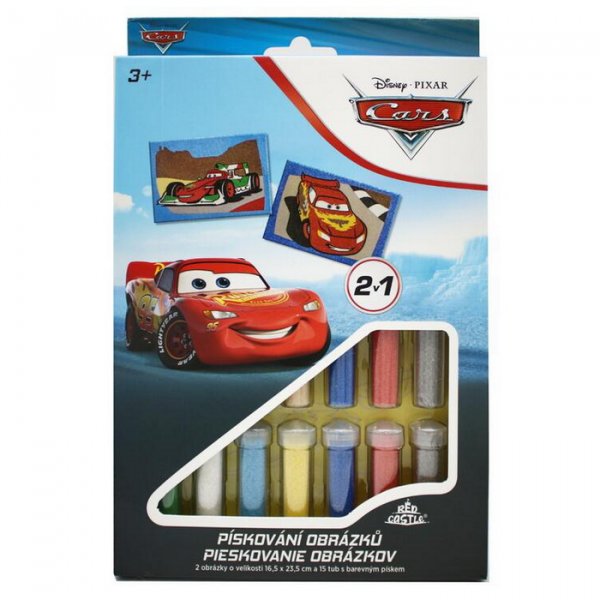 Red Castle Pieskovanie obrázkov 2v1 Disney - Cars II.