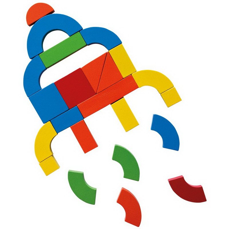 Woody Magnetický kufrík s tvarmi