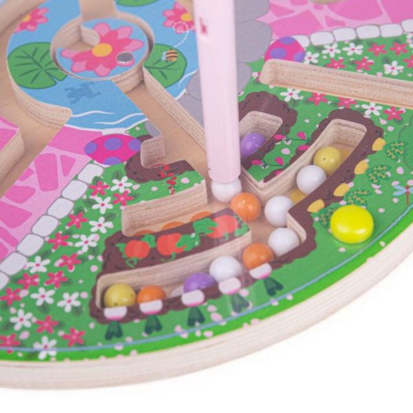 Bigjigs Toys Magnetické bludisko Záhradka