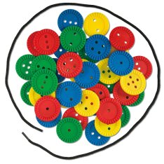 GALT Zábavné gombíky pre deti, 40 ks