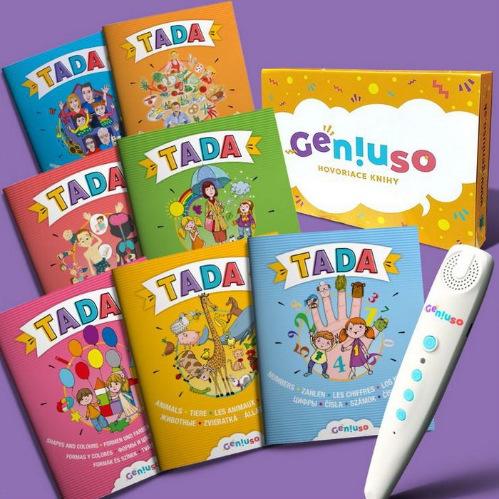 Geniuso TADA Súbor 7 kníh + hovoriace pero