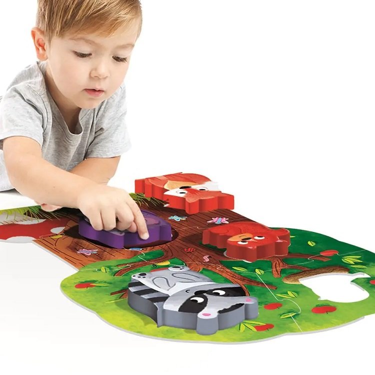 Headu Montessori Moje prvé puzzle Les, 6 dielikov