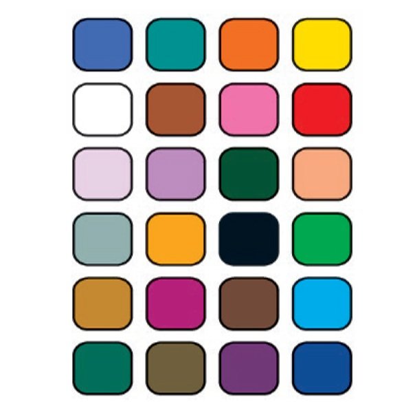 Jovi Plasticolor - dlhé pastelky šesťhranné 24 ks