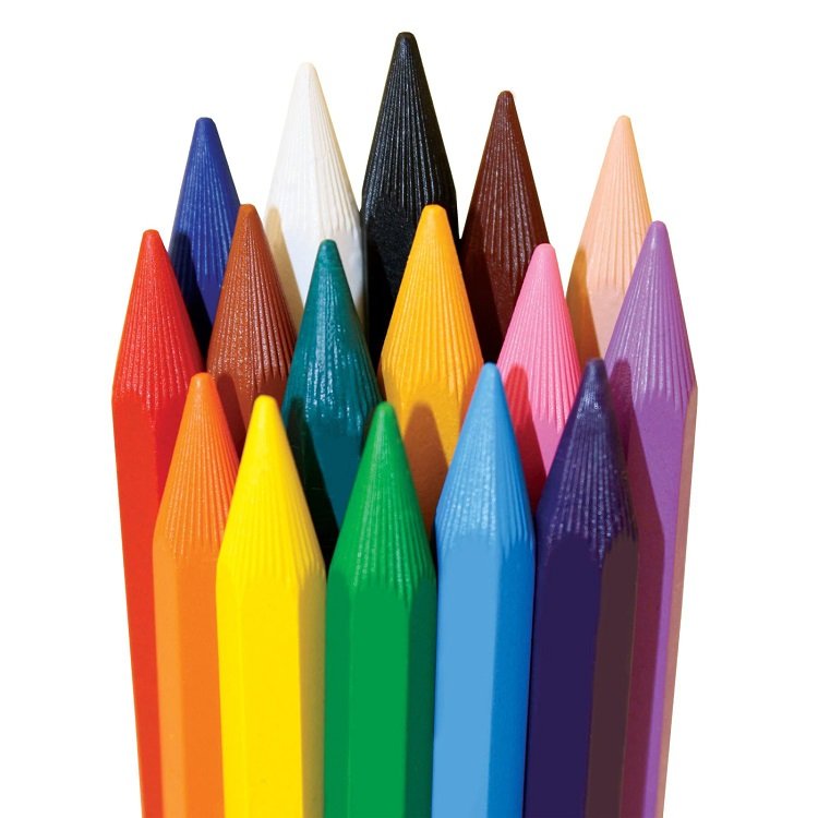 Jovi Plasticolor - dlhé pastelky šesťhranné 24 ks