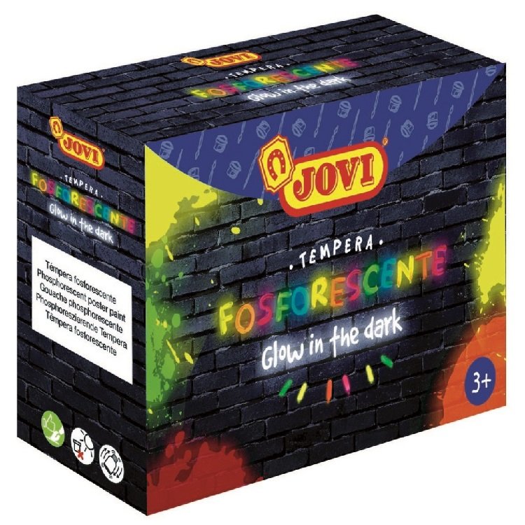 Jovi Temperové farby v kelímku neónové, 4 x 55ml