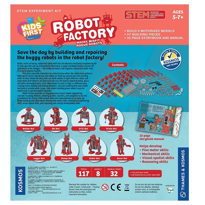 Kosmos Kids First Robot Factory pre predškolákov