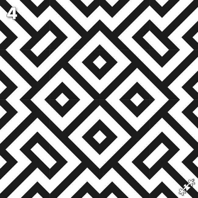Logi-cube Zebra, 16 ks kociek