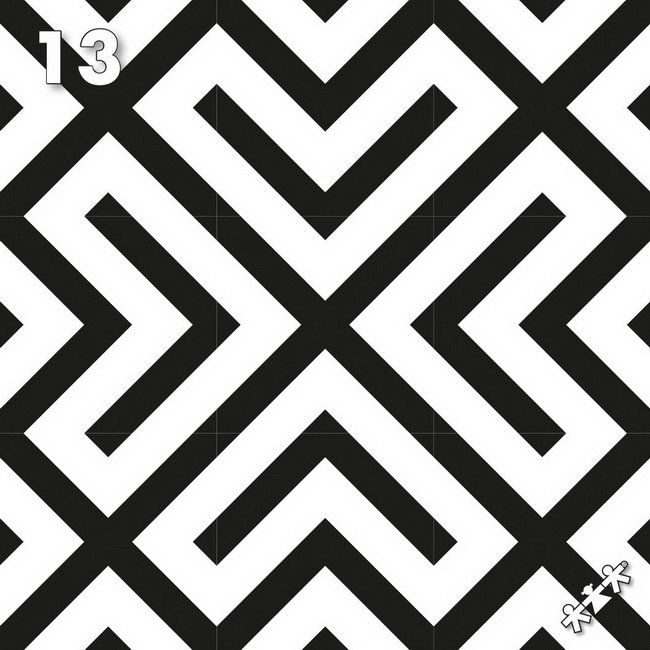 Logi-cube Zebra, 9 ks kociek