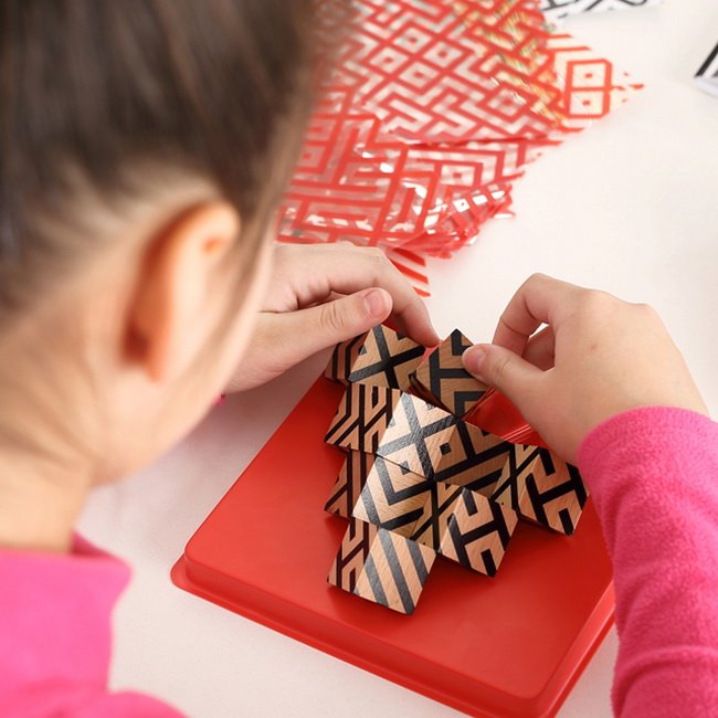 Logi-cube Zebra Pracovné karty + 3 podstavce