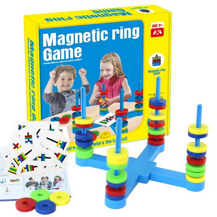 Školská magnetická hra Sila magnetu, pre 4 hráčov