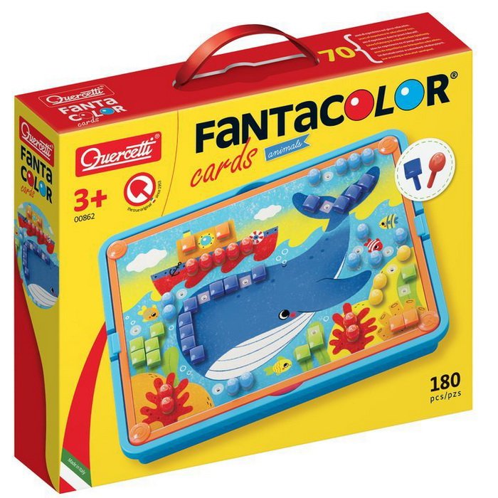 Quercetti Mozaika FantaColor s kartami Zvieratá
