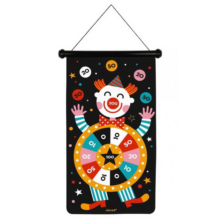 Janod Magnetický terč Cirkus, 65x44 cm