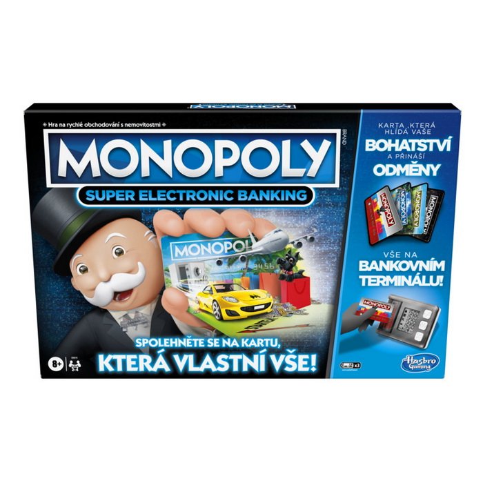 Hasbro Monopoly Super elektronické bankovníctvo SK