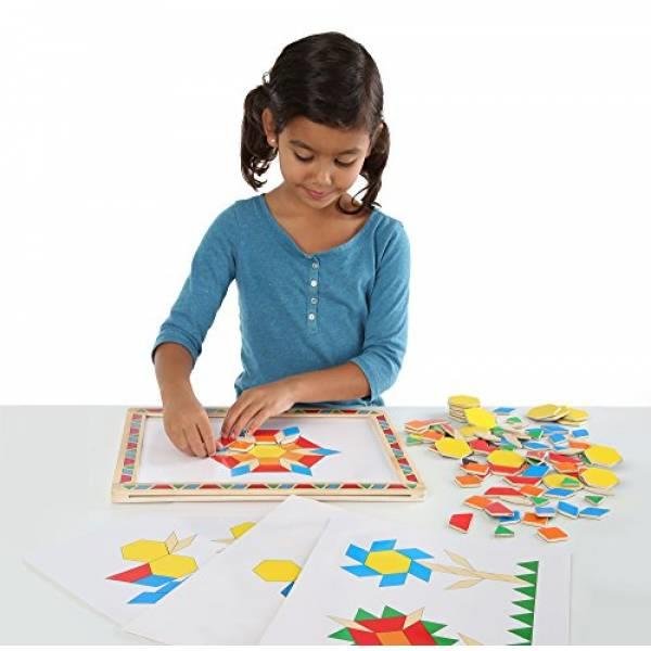 Melissa & Doug Magnetické dieliky Tvary, 120 ks