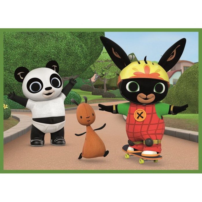 Trefl Puzzle 4v1 Zajačík Bing