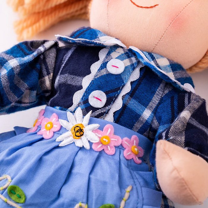 Bigjigs Toys Látková bábika Katie, 34 cm