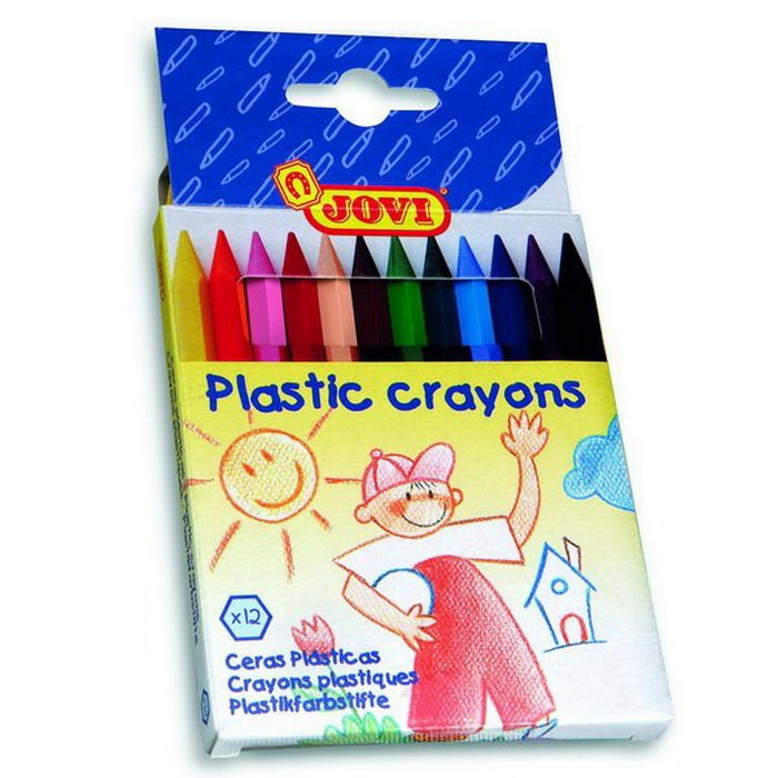 Jovi Plasticolor - dlhé pastelky šesťhranné 12 ks