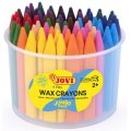 Jovicolor - voskovky trojhranné Triwax v kelímku, 72 ks