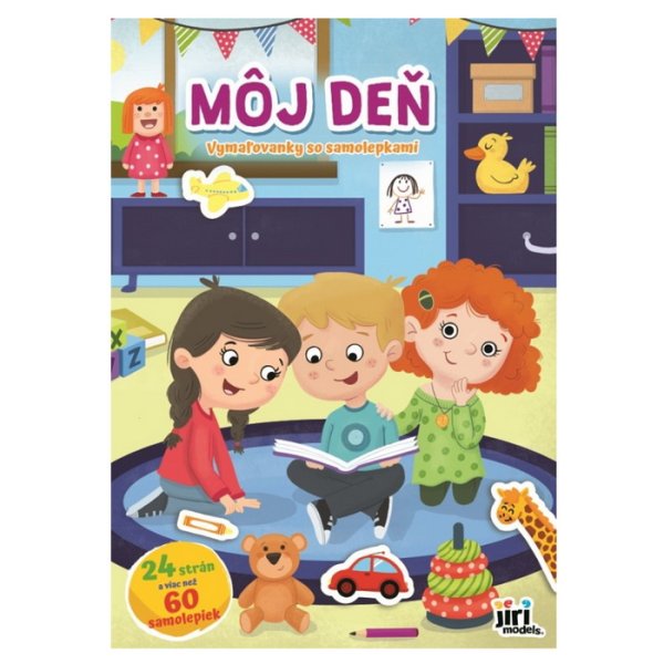 Pracovný zošit so samolepkami Môj deň, 60+