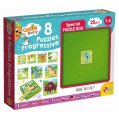 Lisciani Carotina Baby 8 progresívne puzzle - Farma