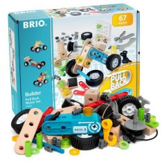 BRIO Builder - Postav si autíčko na naťahovanie, 67 dielikov