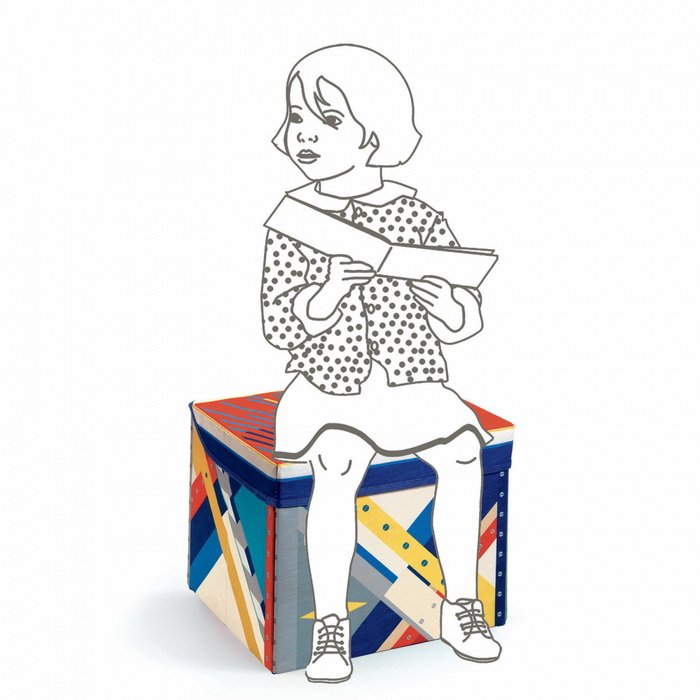 Djeco Raketa - sedací box na hračky