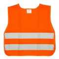 Reflexná vesta cez hlavu pre deti, oranžová