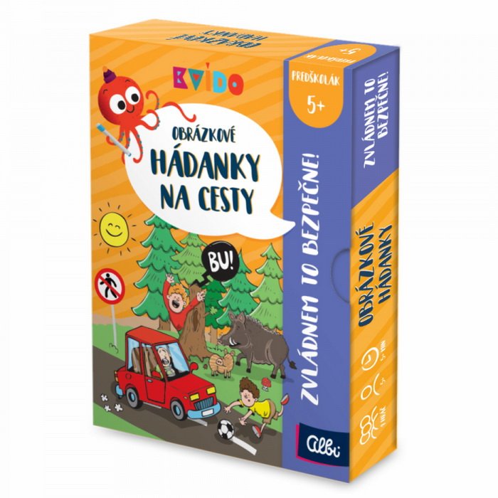 Kvído - obrázkové hádanky Zvládnem to bezpečne! 5+