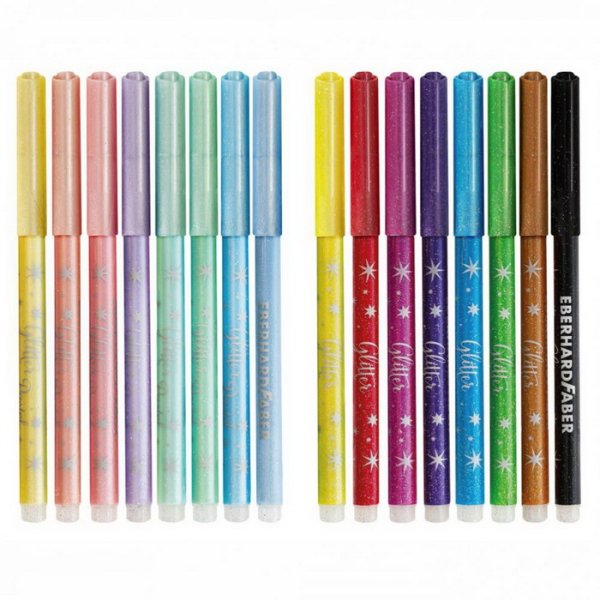 Eberhard Faber Fixky Glitter, 16 ks