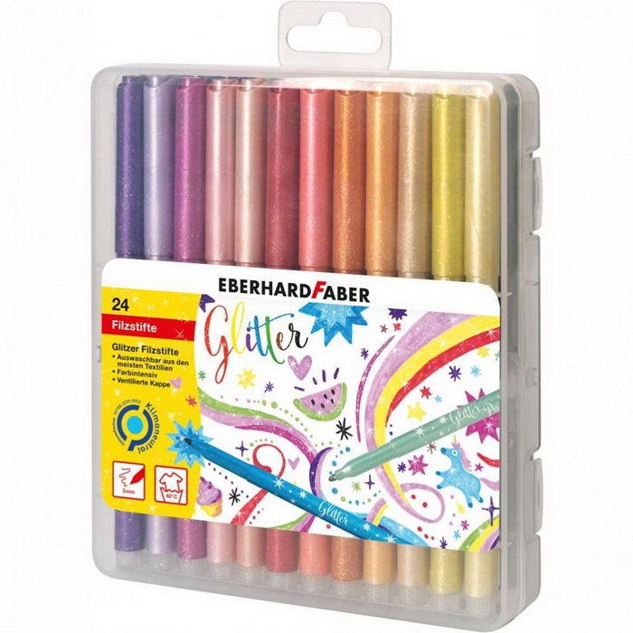 Eberhard Faber Fixky Glitter, 24 ks