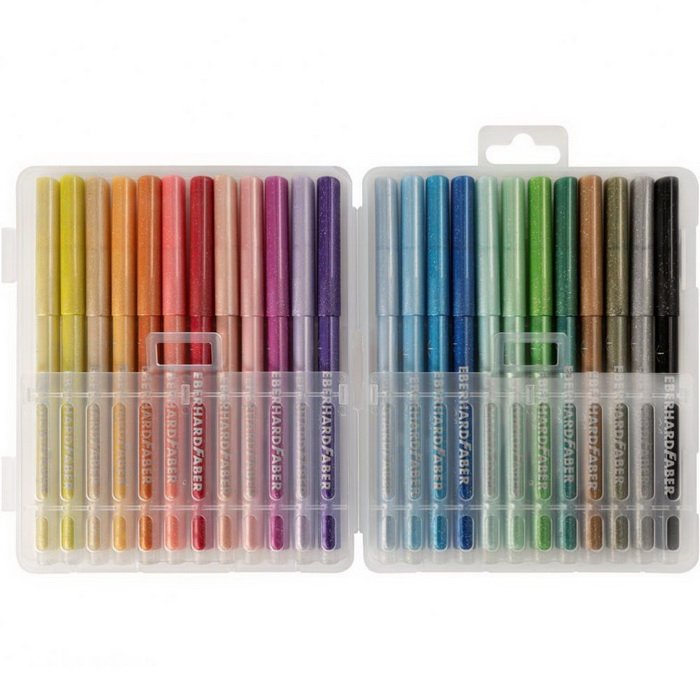 Eberhard Faber Fixky Glitter, 24 ks