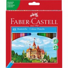 Faber Castell Pastelky farebné, 48 ks + struhatko gratis