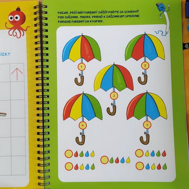 Kvído Roztancované fixky Predškolák 4+ Logické uvažovanie