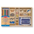 Melissa & Doug Pečiatky v krabičke - Zvieratká, 16 ks