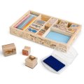 Melissa & Doug Pečiatky v krabičke - Zvieratká, 16 ks