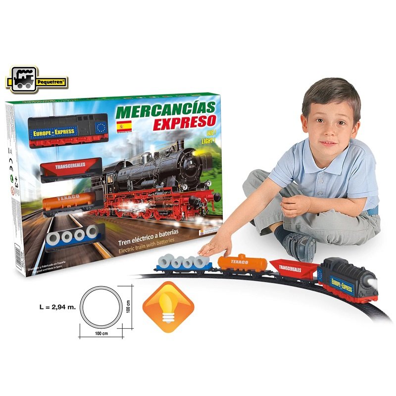 Pequetren Merchandises Express - historický parný vlak