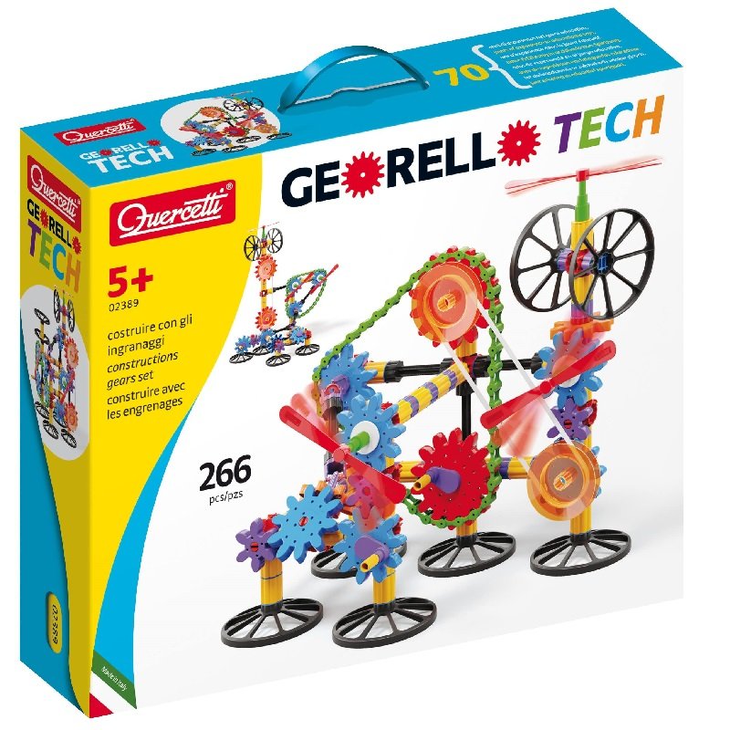 Quercetti Georello stavebnica Tech, 266 ks