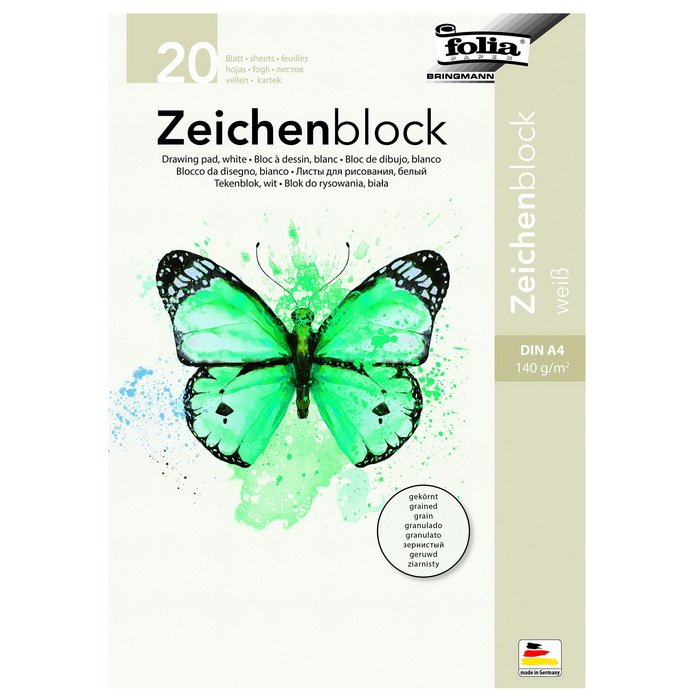 Folia Papier na kreslenie A4 140g, 20 listov