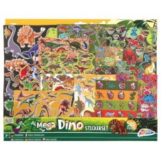 Grafix Mega sada samolepiek - Dino, 500 ks