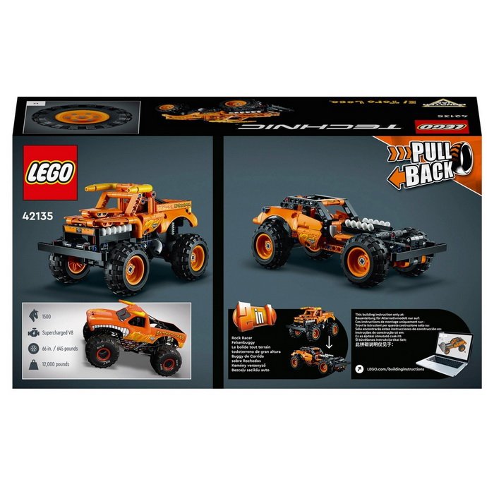 Lego Technic 42135 Monster Jam™ El Toro Loco™ 2v1, 247 ks
