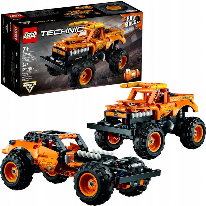 Lego Technic 42135 Monster Jam™ El Toro Loco™ 2v1, 247 ks
