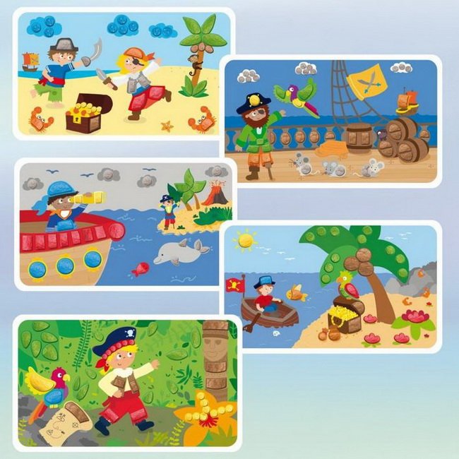 Playmais FUN TO PLAY Piráti, 550 dielikov