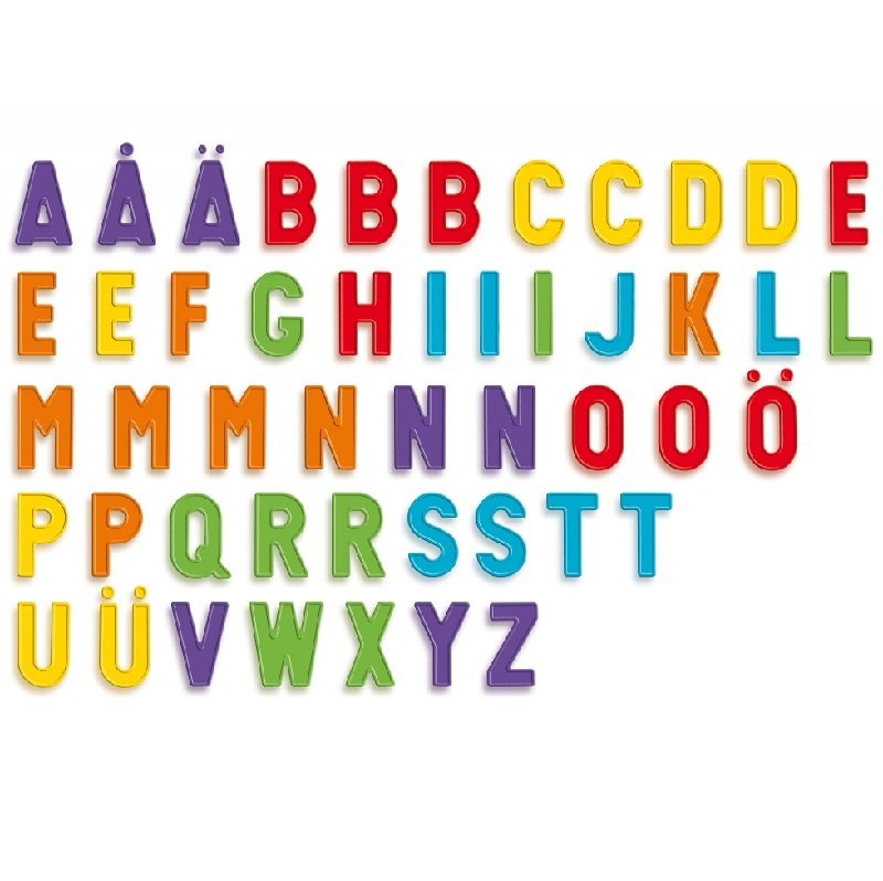 Quercetti Magnetická abeceda ABC, 48 ks