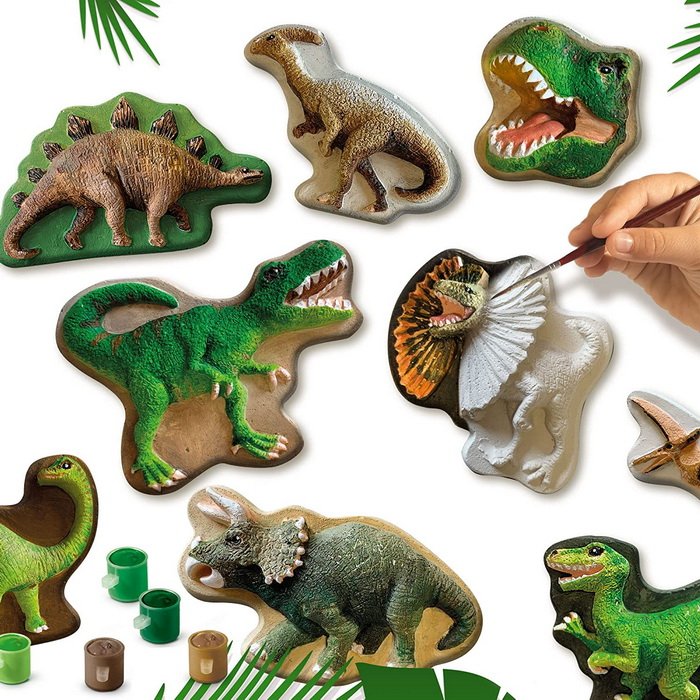Ses Creative Odlievanie a maľovanie Svet dinosaurov