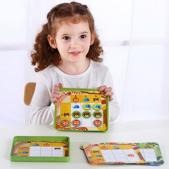 Tooky Toy Magnetické sudoku Lesné zvieratká