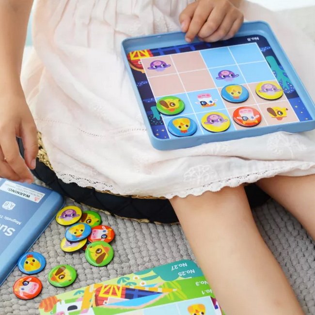Tooky Toy Magnetické sudoku Zvieratká na farme