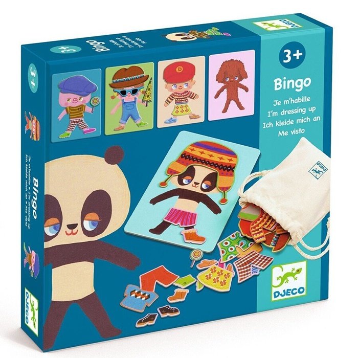 Djeco Bingo hra Obliekanie
