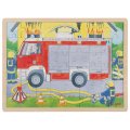 Goki Puzzle viacvrstvové Hasiči v akcii, 60 dielikov