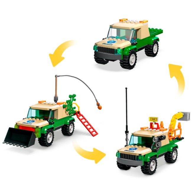 Lego City 60353 Záchranná misia v divočine, 246 ks